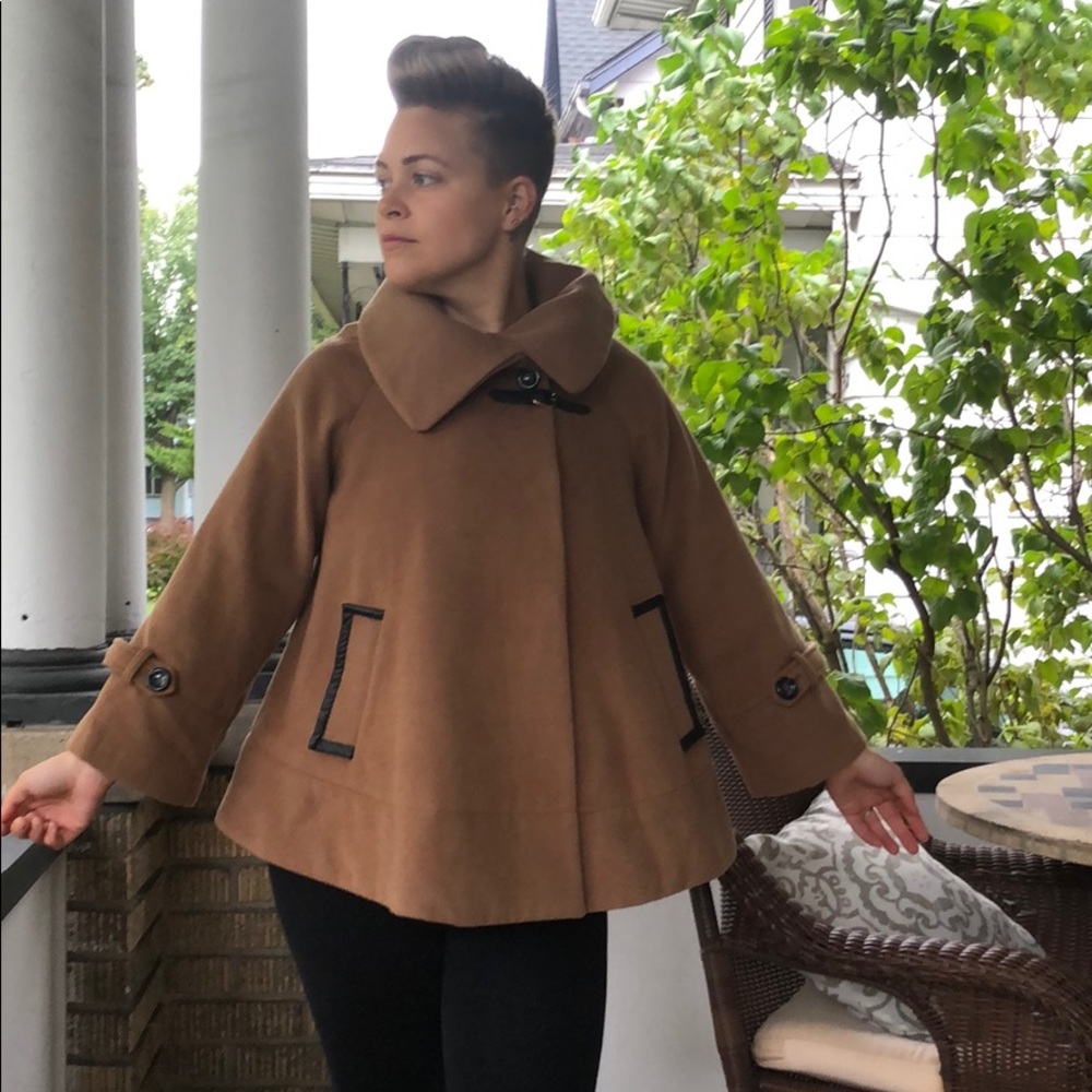 cape style fashion coat